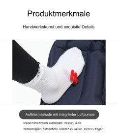 WHOLESALEWIN™ Isomatte Ultraleicht Selbstaufblasend Camping und Reisen Feuchtigkeitsbeständig Luftmatratze für Zelt