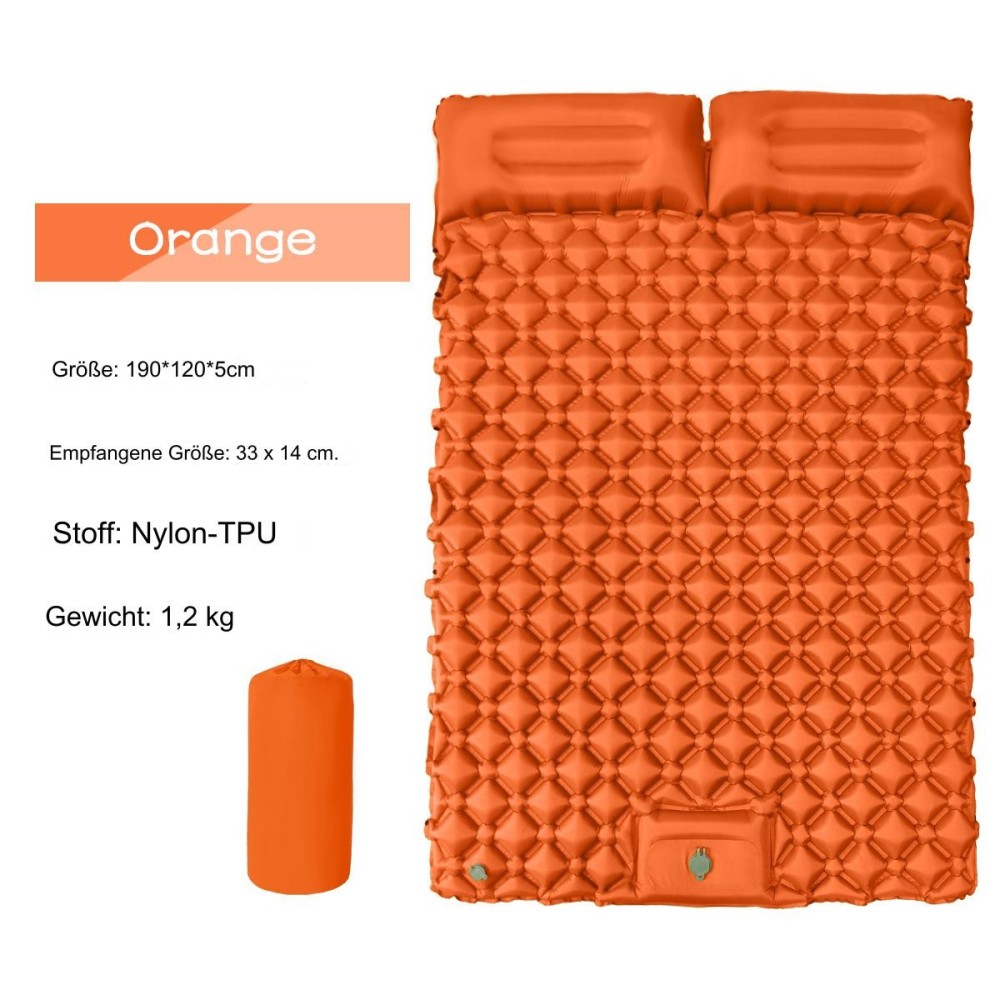 WHOLESALEWIN™ Isomatte Ultraleicht Selbstaufblasend Geeignet für zwei Personen Camping und Reisen Luftmatratze für Zelt