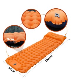 WHOLESALEWIN™ Isomatte Ultraleicht Selbstaufblasend Camping und Reisen Feuchtigkeitsbeständig Luftmatratze für Zelt