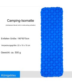 WHOLESALEWIN™ Isomatte Ultraleicht Aufblasbare Camping und Reisen Feuchtigkeitsbeständig Luftmatratze für Zelt