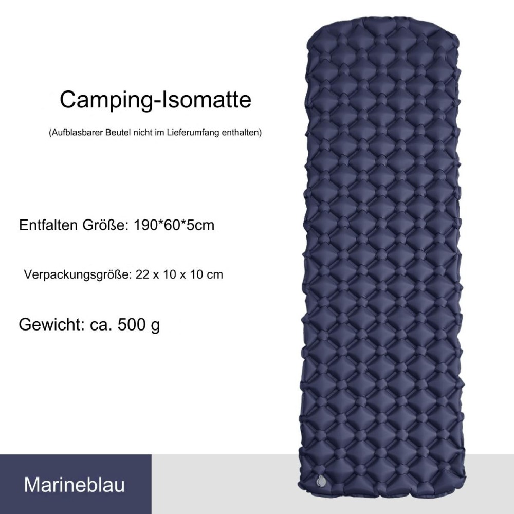 WHOLESALEWIN™ Isomatte Ultraleicht Aufblasbare Camping und Reisen Feuchtigkeitsbeständig Luftmatratze für Zelt