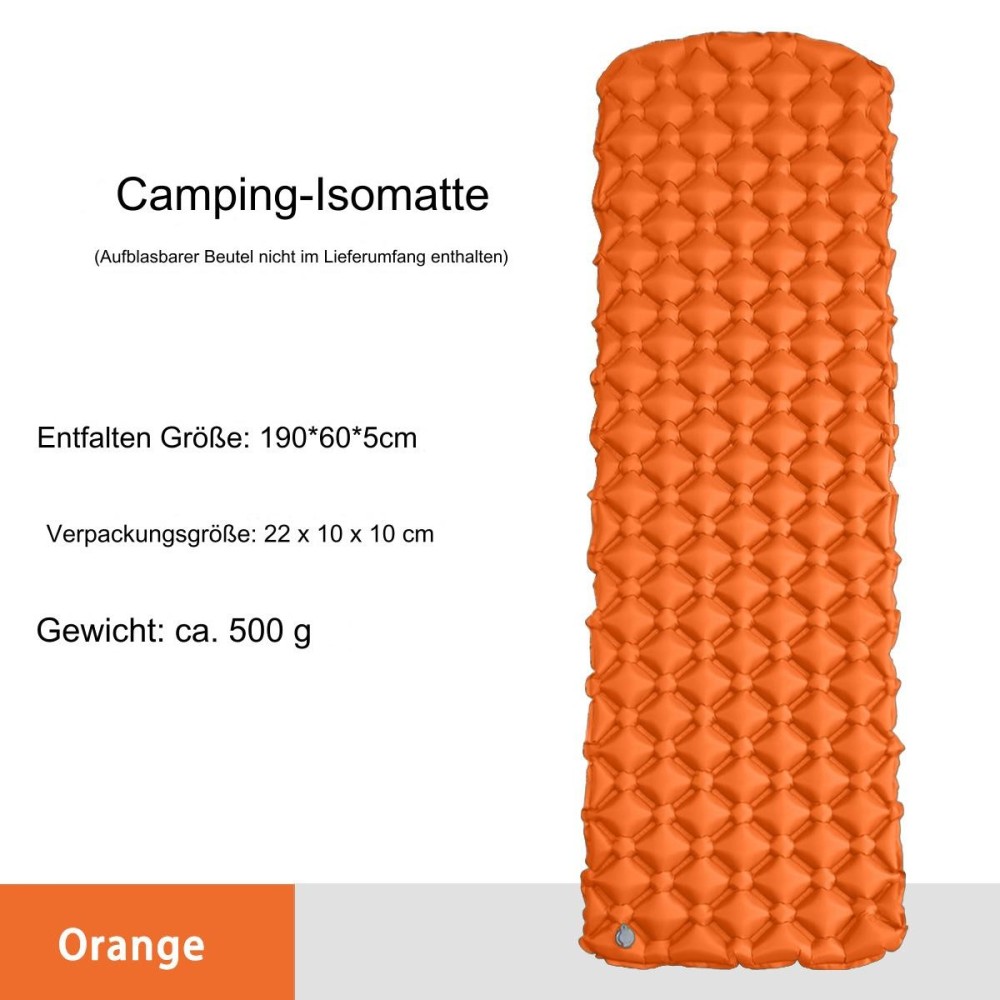 WHOLESALEWIN™ Isomatte Ultraleicht Aufblasbare Camping und Reisen Feuchtigkeitsbeständig Luftmatratze für Zelt