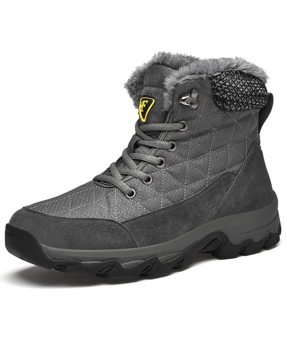 WHOLESALEWIN™ Große Größe Gummi Rutschfeste und Baumwolle Warme Männer Schnee Stiefel Baumwolle Schuhe
