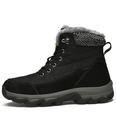 WHOLESALEWIN™ Große Größe Gummi Rutschfeste und Baumwolle Warme Männer Schnee Stiefel Baumwolle Schuhe
