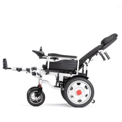 Carbon Steel Frame Electric Wheelchair Foldable Lightweight Intelligent Motorized Reclining Wheelchair for Adults
