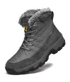 WHOLESALEWIN™ Große Größe Gummi Rutschfeste und Baumwolle Warme Männer Schnee Stiefel Baumwolle Schuhe