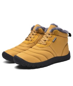 WHOLESALEWIN™ Große Herren Schneestiefel mit Rutschfester Gummisohle Baumwolle Stiefel