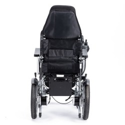Carbon Steel Frame Electric Wheelchair Foldable Lightweight Intelligent Motorized Reclining Wheelchair for Adults