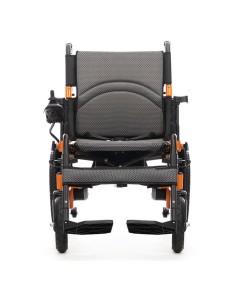 Carbon Steel Frame Electric Wheelchair Left Right Foldable Portable Disabled Intelligent Motorized Electric Wheelchair