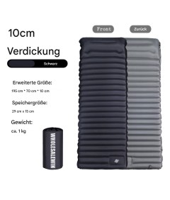 WHOLESALEWIN™ Isomatte Ultraleicht Selbstaufblasend Camping und Reisen Feuchtigkeitsbeständig Luftmatratze für Zelt