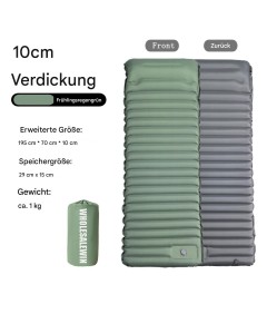 WHOLESALEWIN™ Isomatte Ultraleicht Selbstaufblasend Camping und Reisen Feuchtigkeitsbeständig Luftmatratze für Zelt