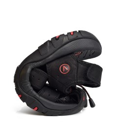 WHOLESALEWIN™ Sandalen Herren mit klettverschluss Outdoorsandalen Sommer Trekkingsandalen Leder Strand Wandersandale