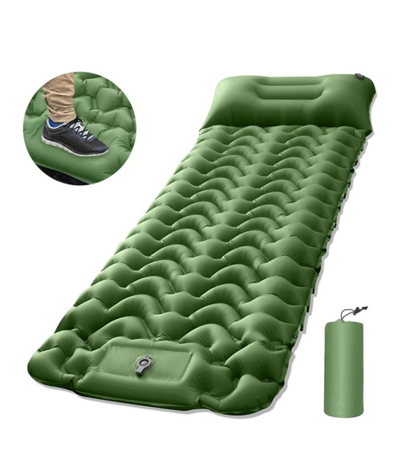 WHOLESALEWIN™ Isomatte Ultraleicht Selbstaufblasend Camping und Reisen Feuchtigkeitsbeständig Luftmatratze für Zelt