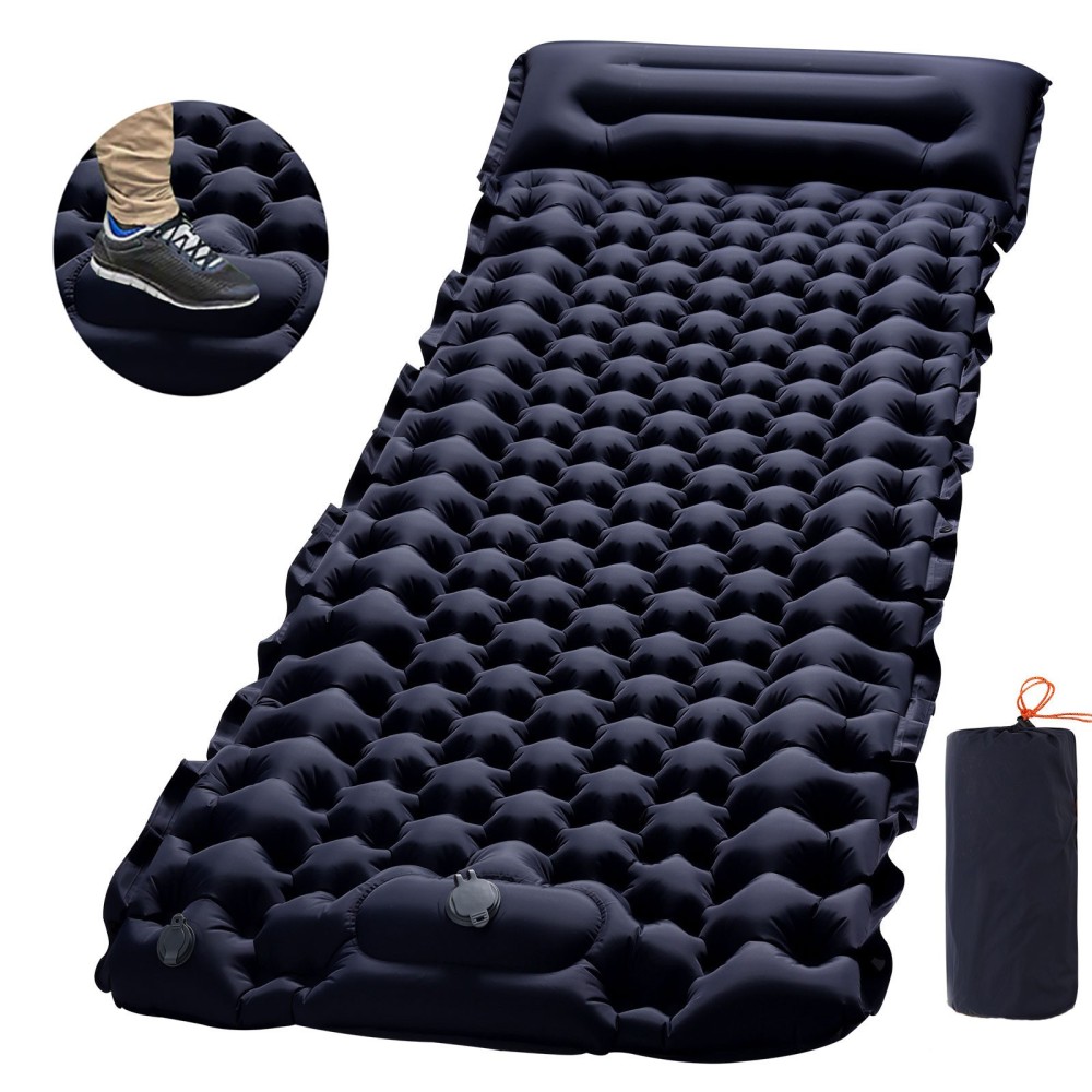 WHOLESALEWIN™ Isomatte Ultraleicht Selbstaufblasend Verdickung Spleißbare Camping und Reisen Luftmatratze für Zelt