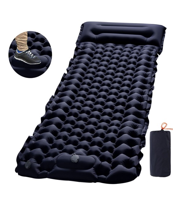 WHOLESALEWIN™ Isomatte Ultraleicht Selbstaufblasend Verdickung Spleißbare Camping und Reisen Luftmatratze für Zelt