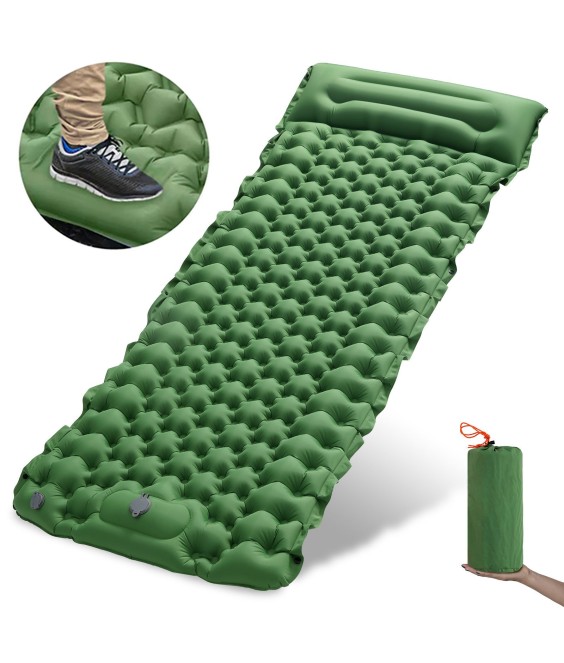 WHOLESALEWIN™ Isomatte Ultraleicht Selbstaufblasend Verdickung Spleißbare Camping und Reisen Luftmatratze für Zelt